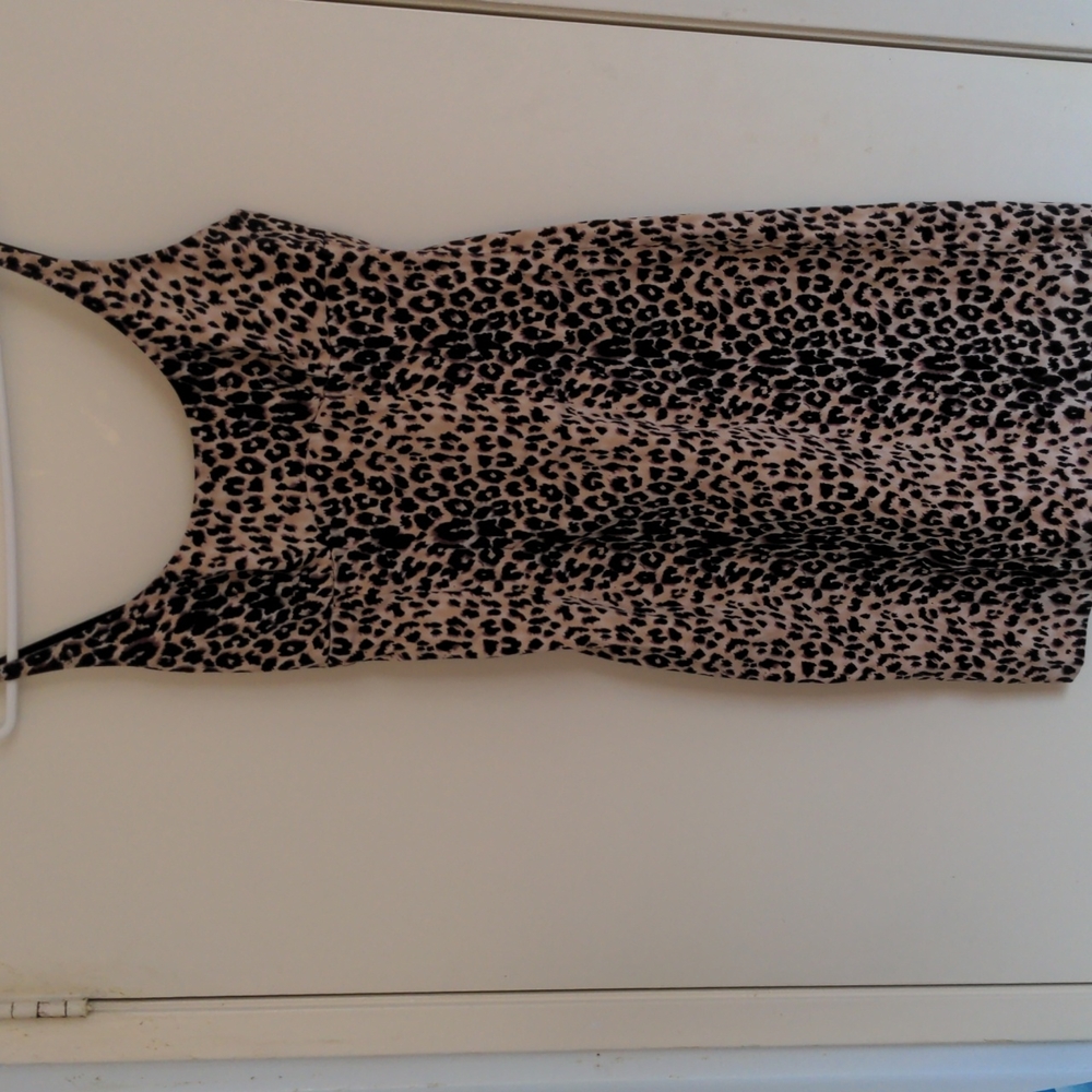 Forever 21 Leopard Print Strappy Dress